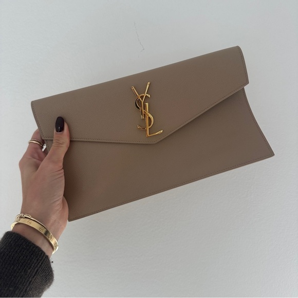 Saint Laurent Handbags - YSL Envelope Pouch Clutch